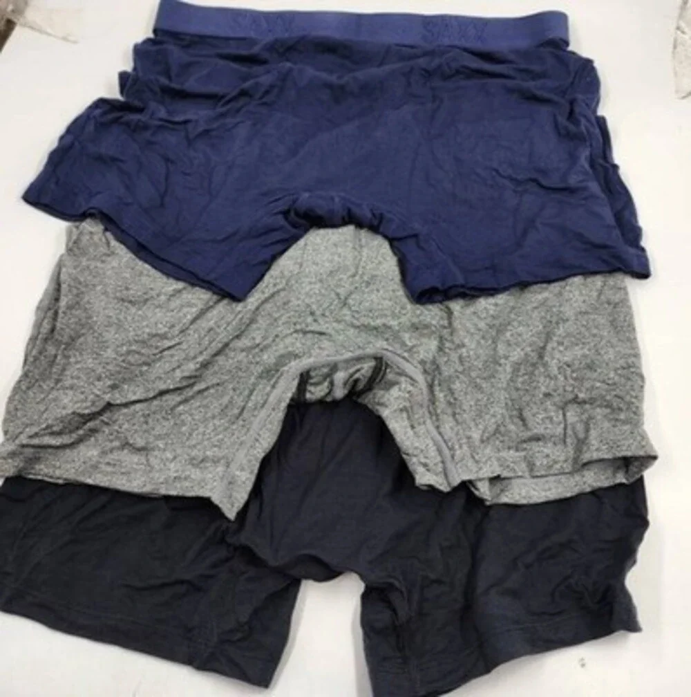 SAXX  Vibe Super Soft Boxer Brief Men's L Multicolor Pull On - Pack of 3